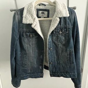 Sherpa Lined Jean Jacket